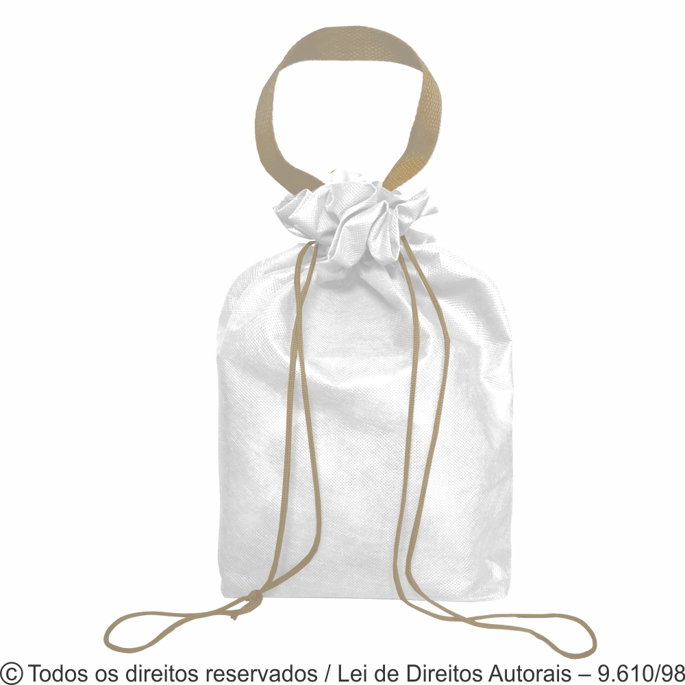 1006 EMBALAGEM PANETTONE DE TNT 45G 40X40X20 BRANCO COM RAMI
