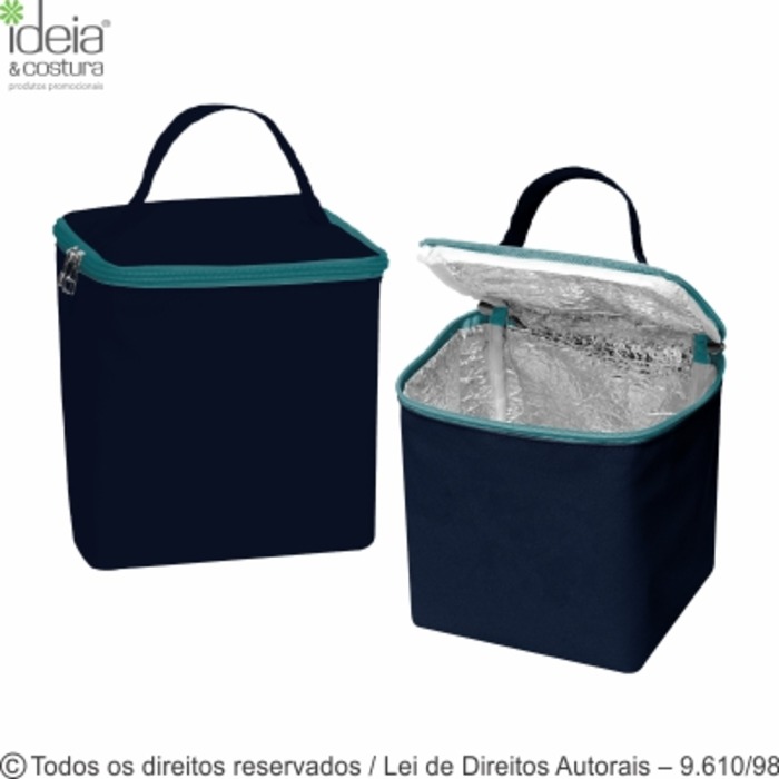 N71C FRASQUEIRA DE CORDOBA 16X17X14CM AZUL MARINHO COM TURQUESA
