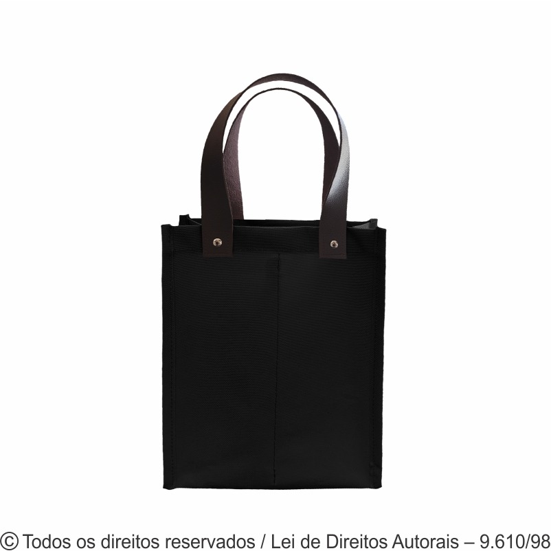4N2 BAG BEER PARA 2 GARRAFAS NYLON 600G 20X25X10CM PRETO