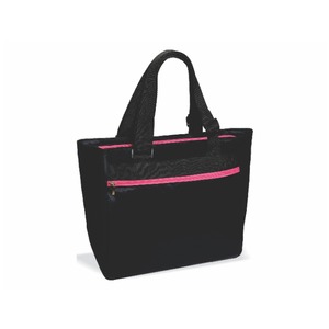 182N BOLSA DE NYLON 70 PLASTIFICADO 41X32X20CM PRETO COM PINK
