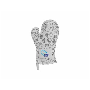 901B LUVA DE COZINHA DE BRIM 19X30CM BRANCO