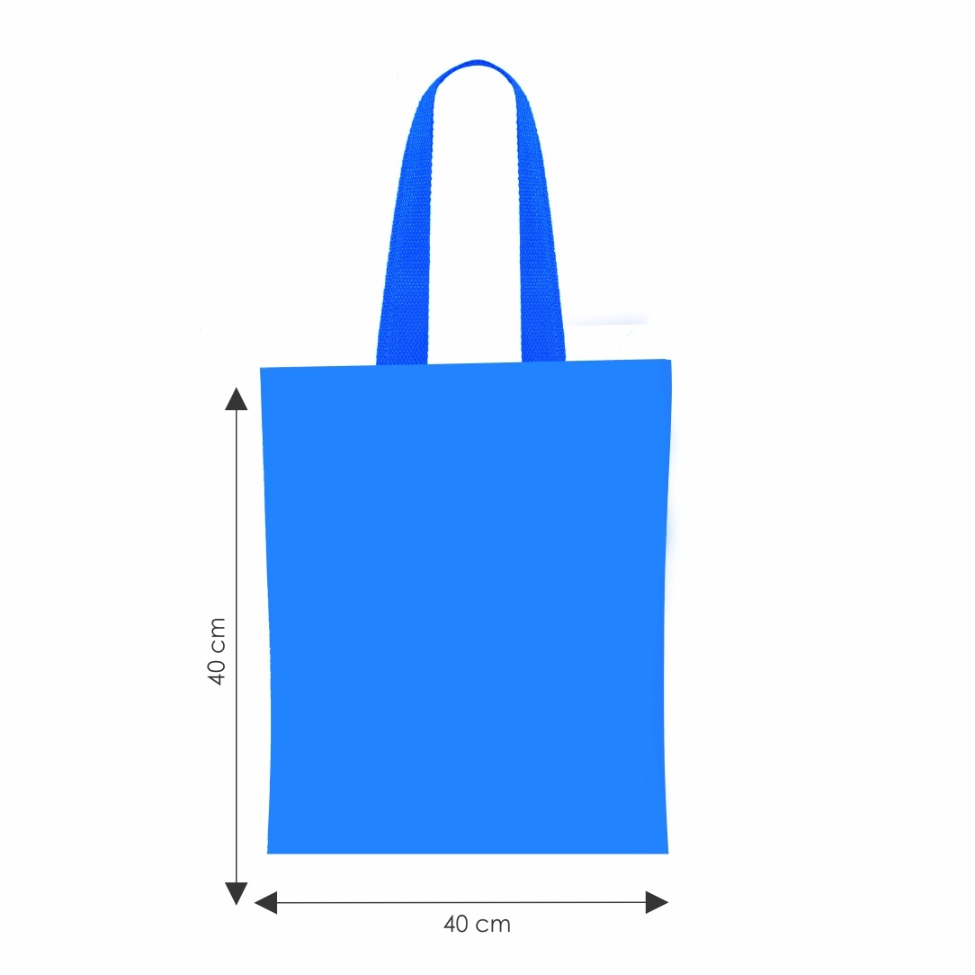 SM220 SACOLA DE TNT 60G 40X40CM AZUL ROYAL