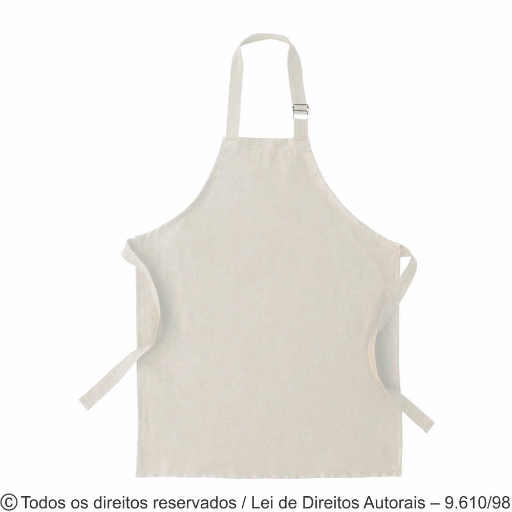 AV21B AVENTAL DE BRIM 202G 58X75CM CREME 0030