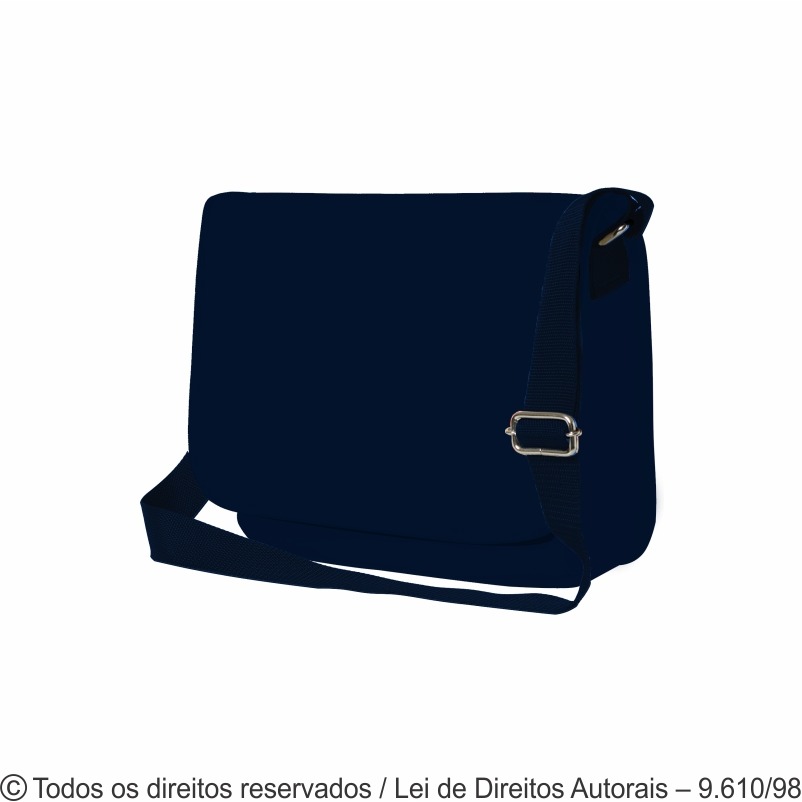 39N BOLSA CARTEIRO DE NYLON 600G 32X27X8CM AZUL MARINHO