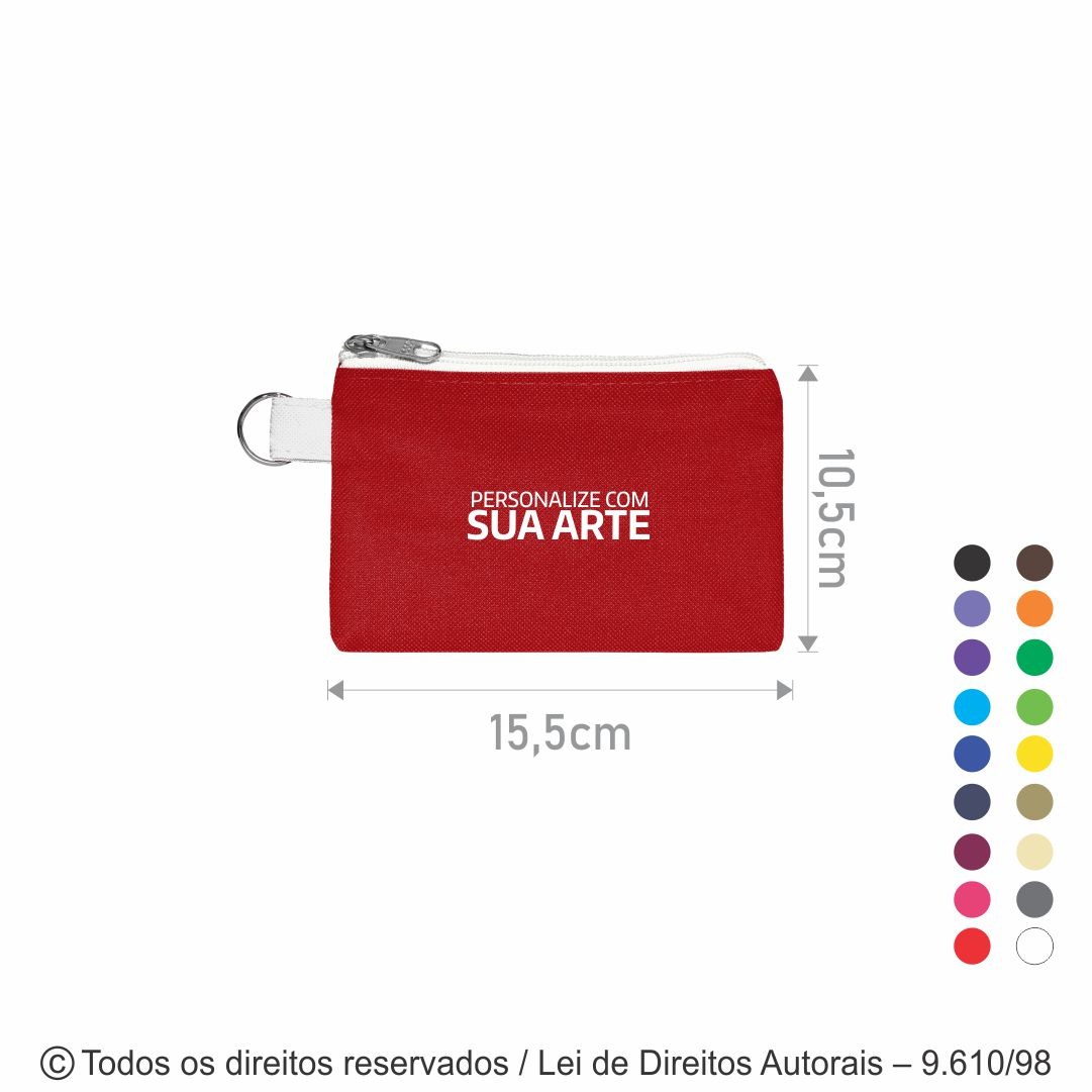 N26N PORTA MEDICAMENTO DE NYLON 15,5X10,5CM VERMELHO COM BRANCO
