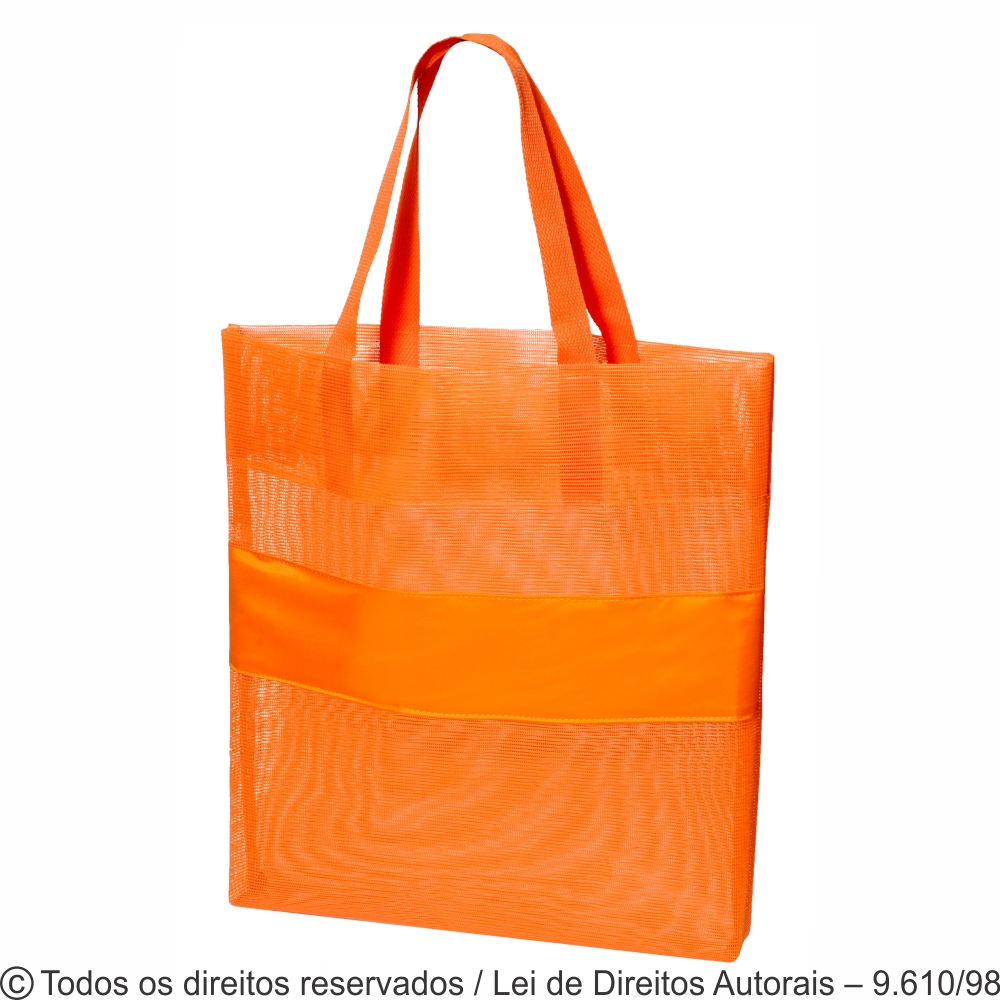 103SFC SACOLA DE SANET 44X43X6CM LARANJA