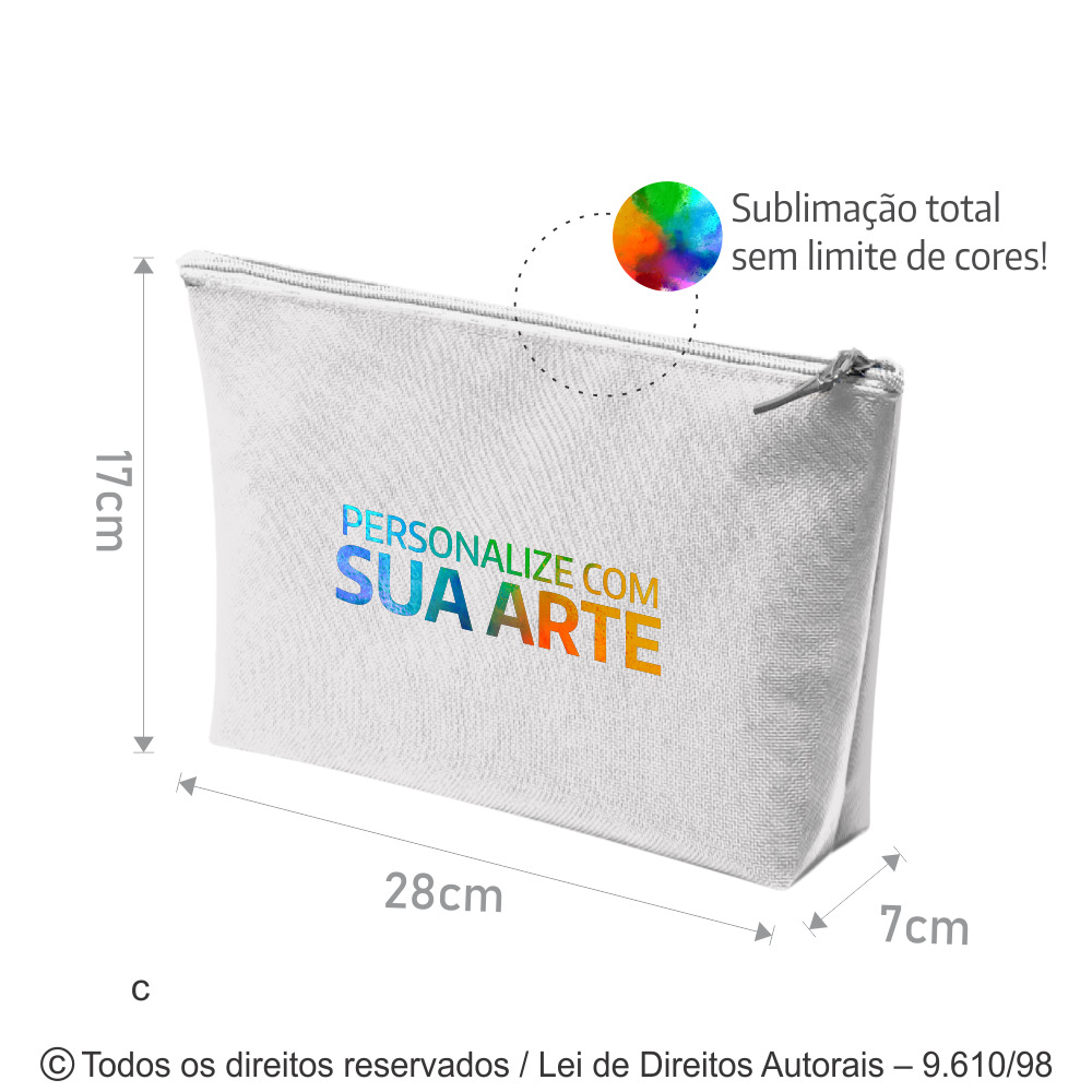 N62 NECESSAIRE CORDOBA 28X17X7CM BRANCO