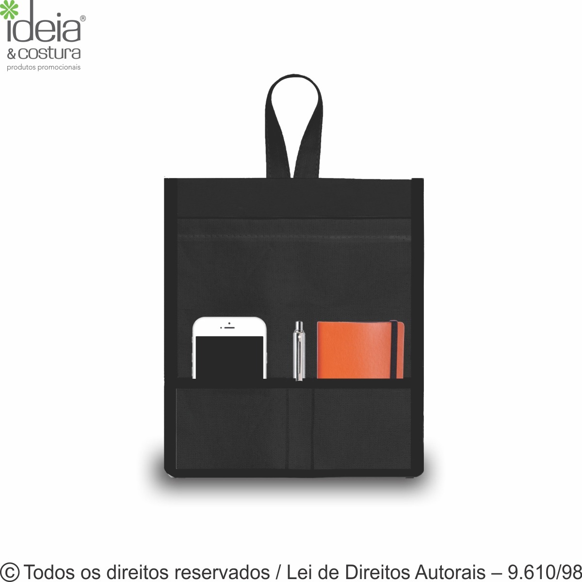 708N LIXOCAR DE NYLON 600G 22X27CM CINZA ESCURO