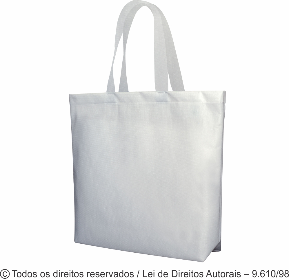 SM432  SACOLA DE PET 150G 43X40X10CM BRANCO