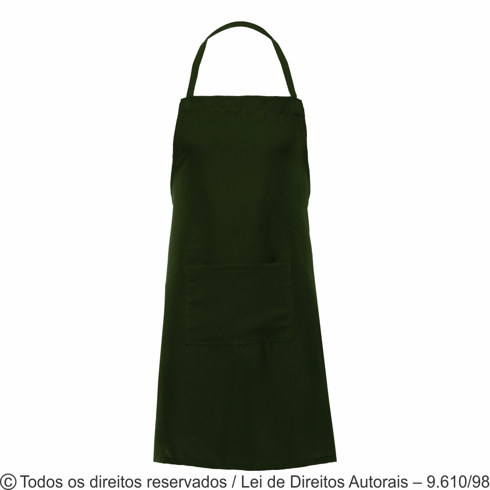 AV4 AVENTAL C/ BOLSO BRIM 58X75CM VERDE MUSGO