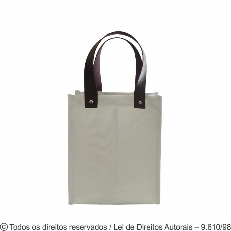 4N2 BAG BEER PARA 2 GARRAFAS NYLON 600G 20X25X10CM CINZA CLARO