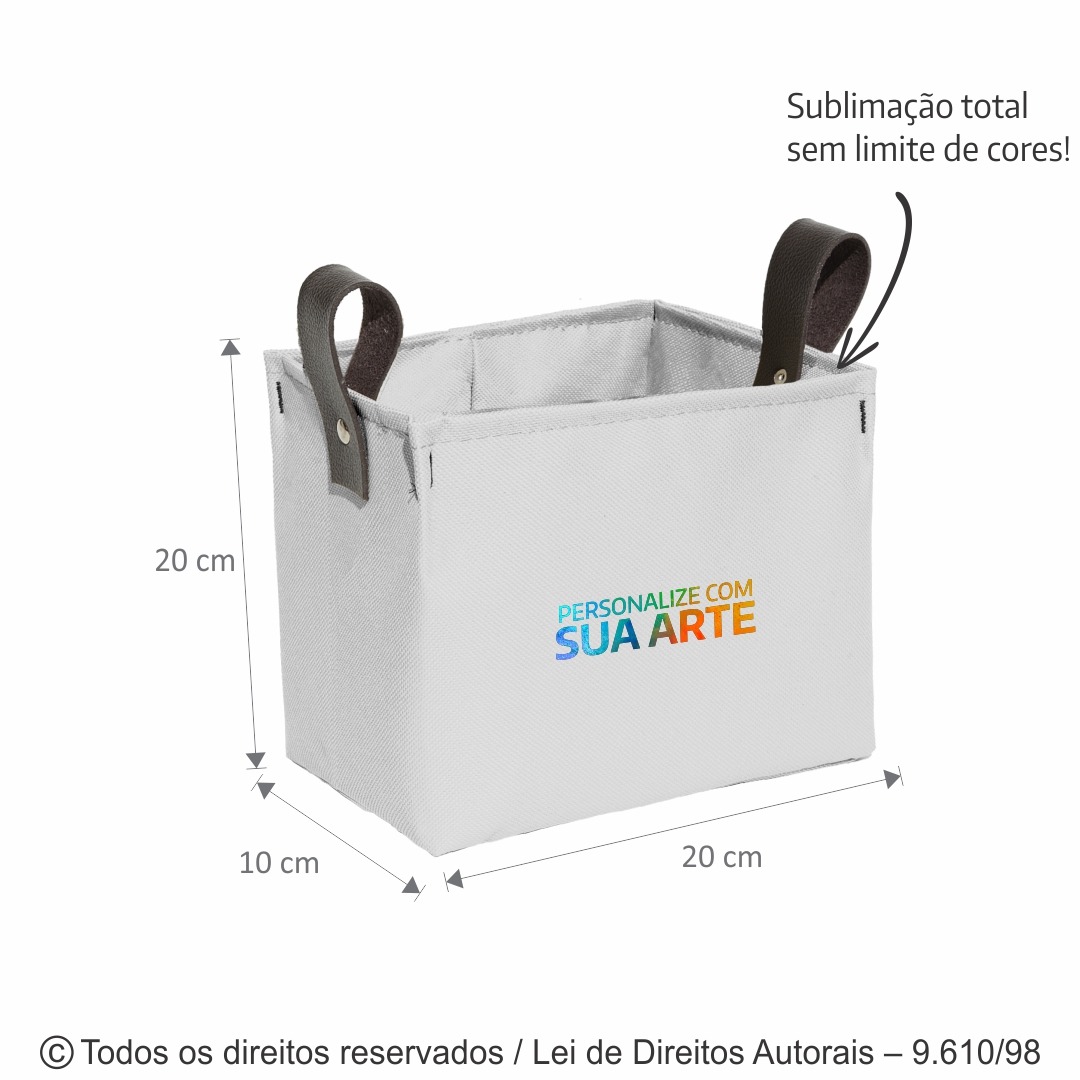 SM497 CESTO ORGANIZADOR DE PET 150g 20X20X10CM
