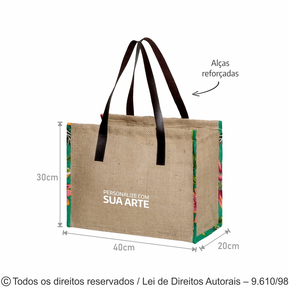 21J BOLSA DE JUTA 40X30X20CM
