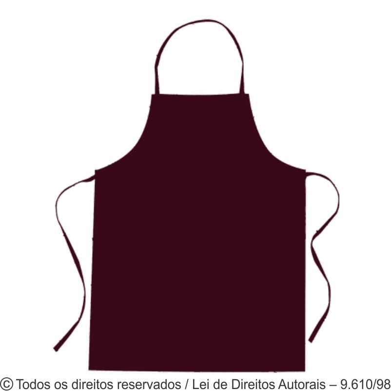AV24 AVENTAL OXFORD 58X75CM BORDO
