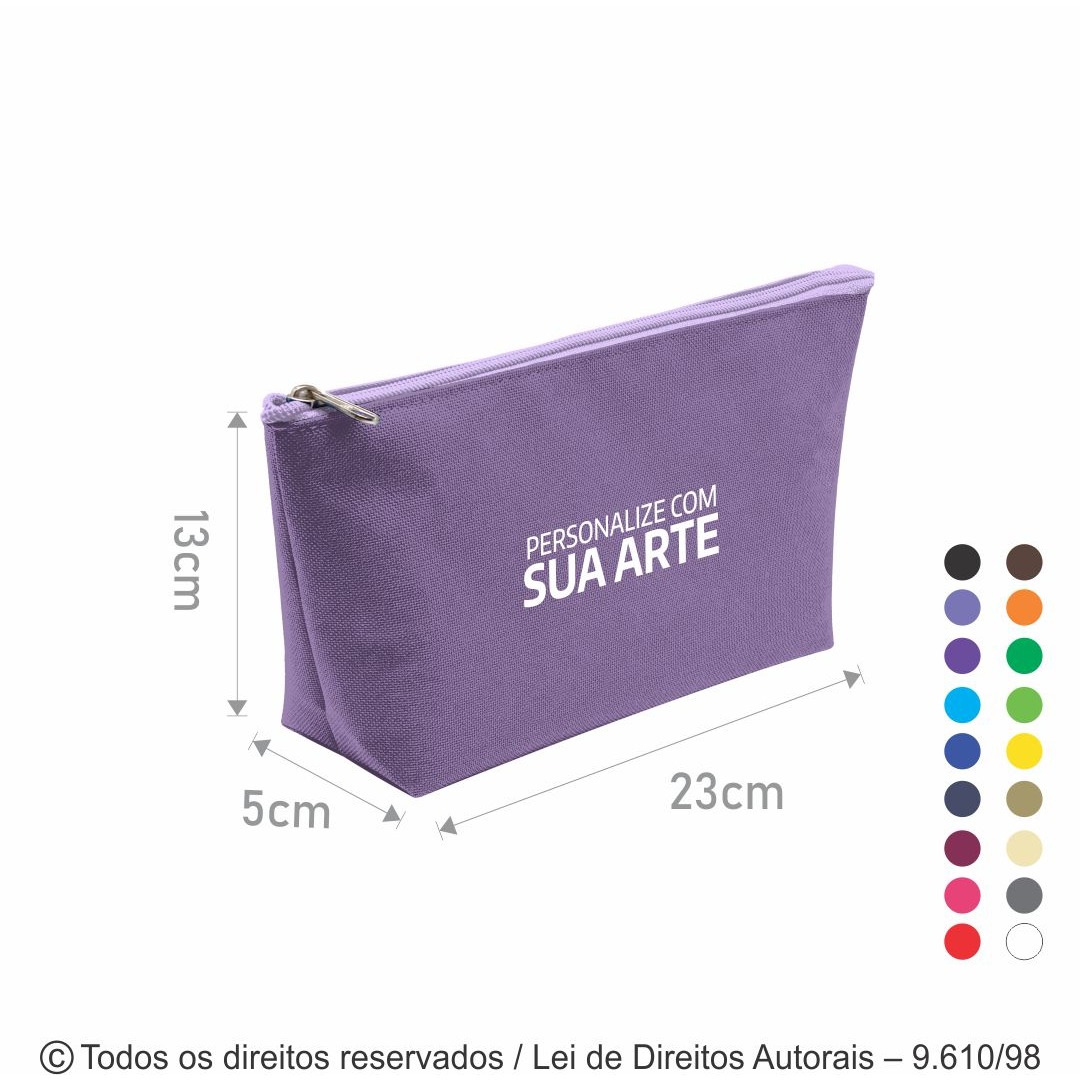 N23 NECESSAIRE DE NYLON 600G 23X13X5CM LILAS