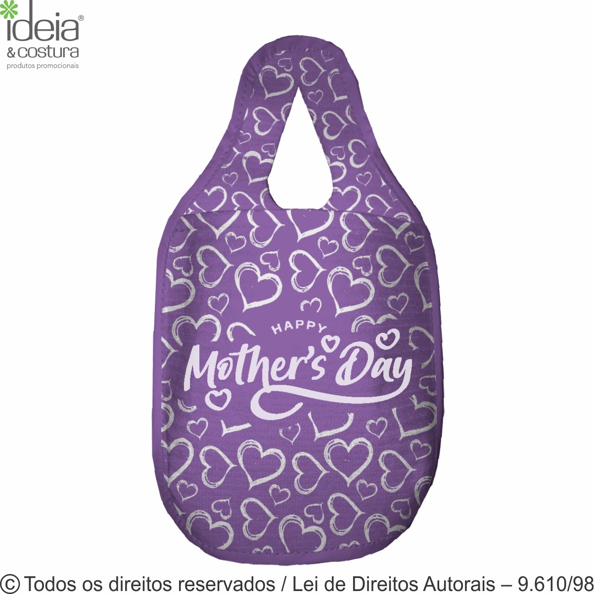 705N70 LIXOCAR DE NYLON 70PVC 150G 19x34CM ROXO