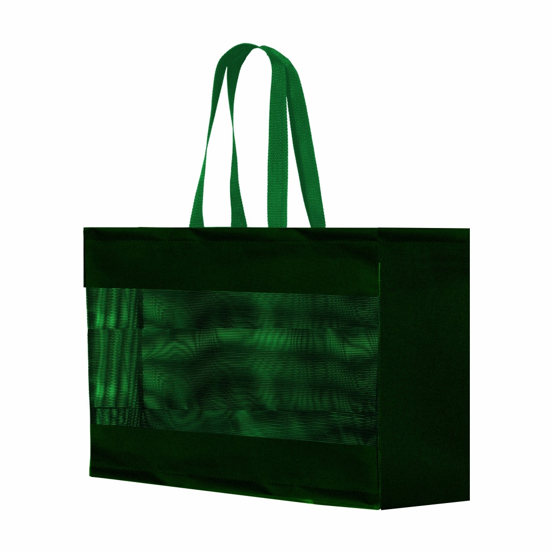 262SFC SACOLA PARA USO INTERNO DE TELA SANET 50X45X20CM VERDE BANDEIRA