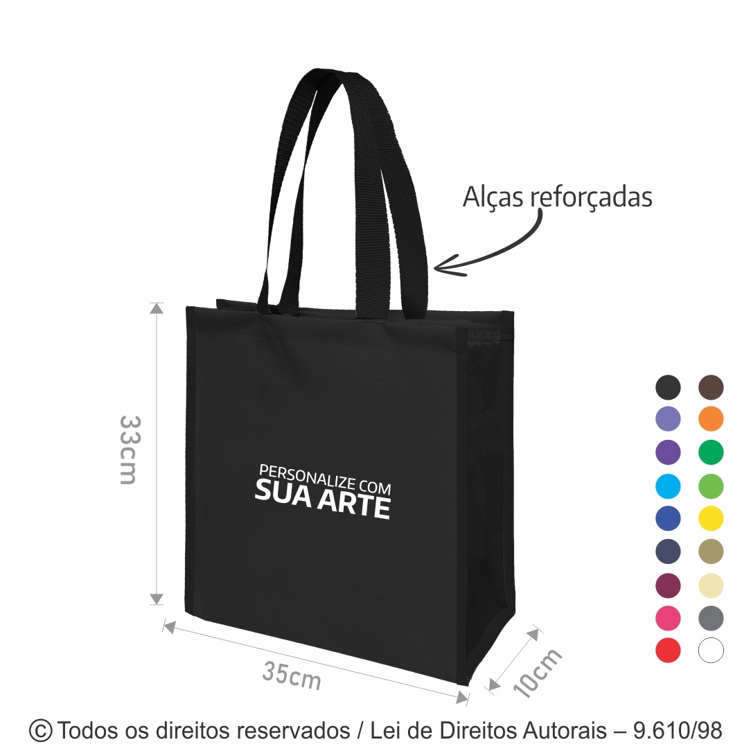 140NFCSACOLA DE NYLON 600G 33X35X10CM PRETO