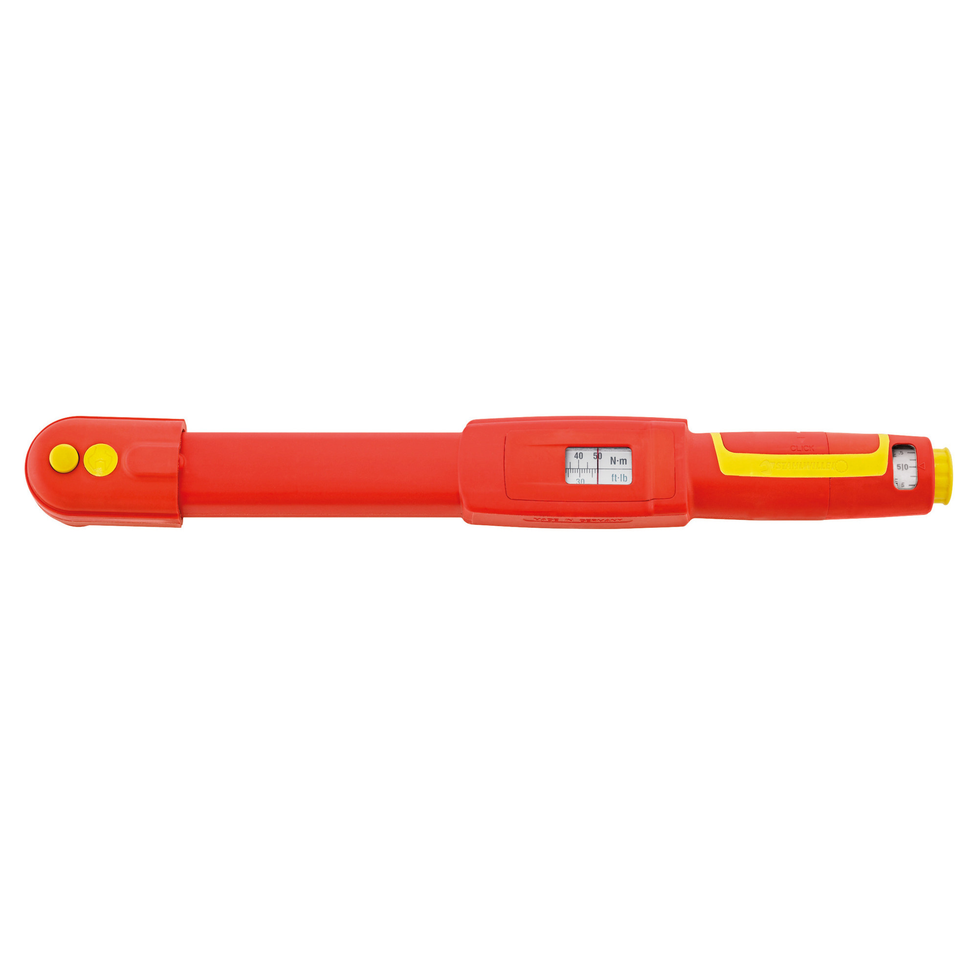 Torquímetro VDE STAHLWILLE MANOSKOP 730R/5 VDE 10-50 Nm 3/8 1000V Made in Germany