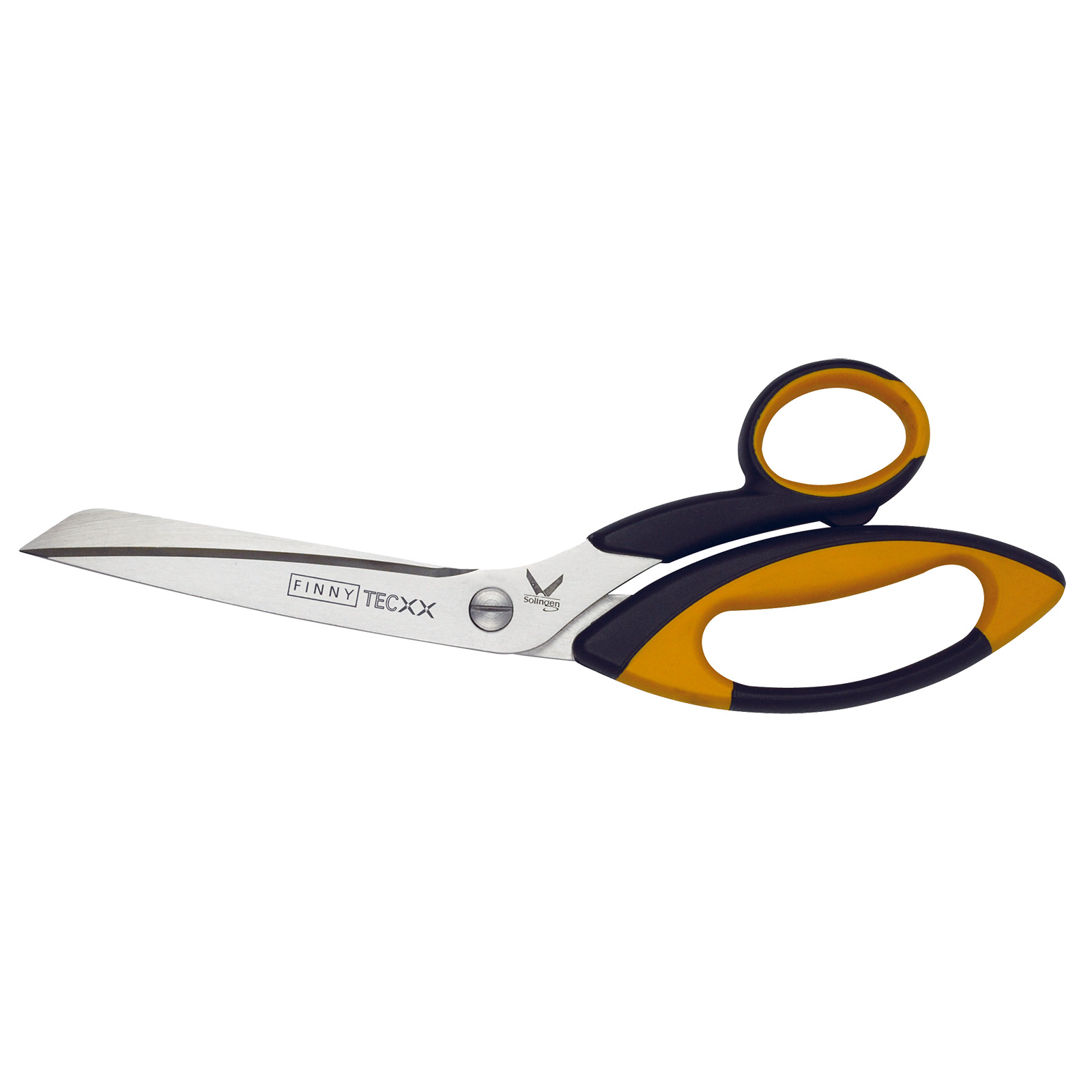 Tesoura Industrial Pesada Kretzer FINNY TEC-XX 10 (25 cm) - Microsserrilha Dupla para Kevlar - Made in Germany