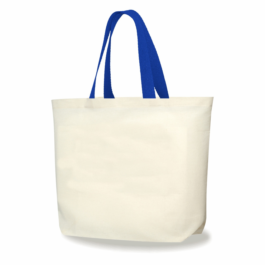 2LFC SACOLA DE LONA 240G 46X40X10CM NATURAL COM AZUL ROYAL KIT 10 PEÇAS Mercado Livre