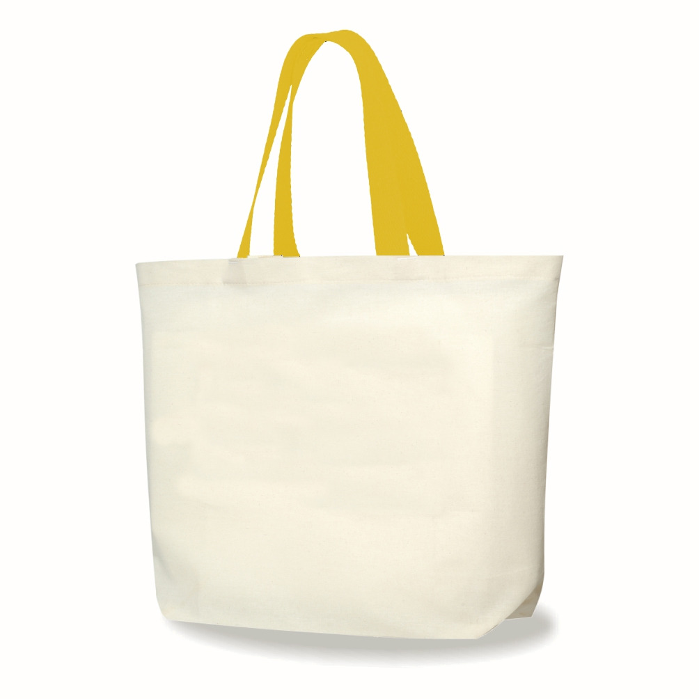 2LFC SACOLA DE LONA 240G 46X40X10CM NATURAL COM AMARELO OURO KIT 10 PEÇAS Mercado Livre
