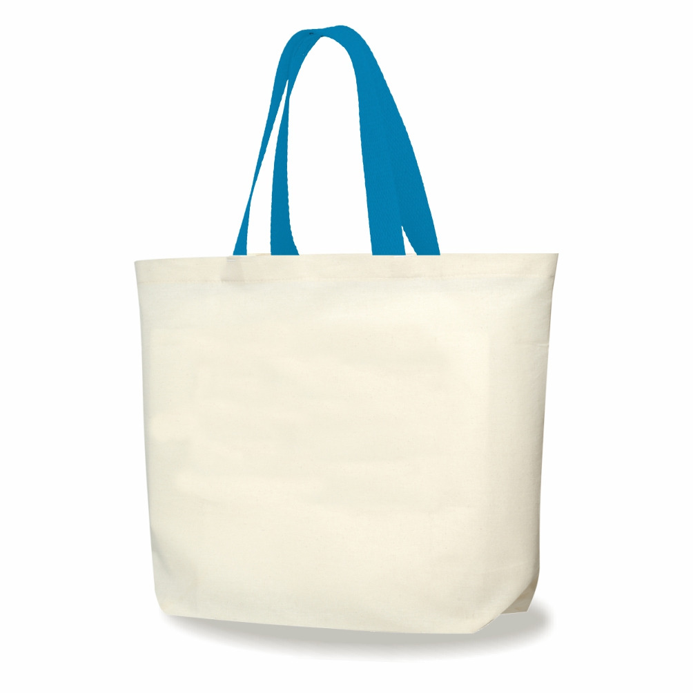 2LFC SACOLA DE LONA 240G 46X40X10CM NATURAL COM AZUL TURQUESA KIT 10 PEÇAS Mercado Livre