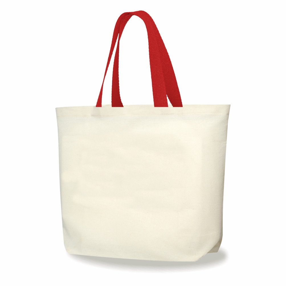 2LFC SACOLA DE LONA 240G 46X40X10CM NATURAL COM VERMELHO KIT 10 PEÇAS Mercado Livre