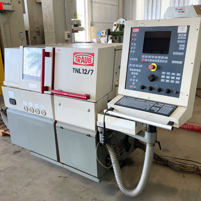 TORNO CNC 12MM  -  MOD. TNL 12  -  C/ ALIMENTADOR