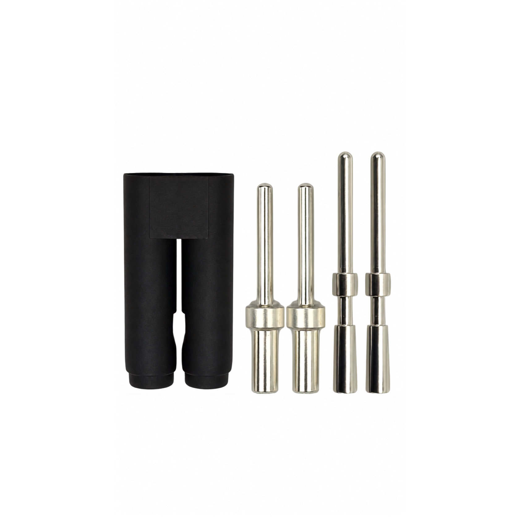 Kit Pinos Auxiliares macho Fino e Grosso com Isoladores para Conector de bateria 80A macho