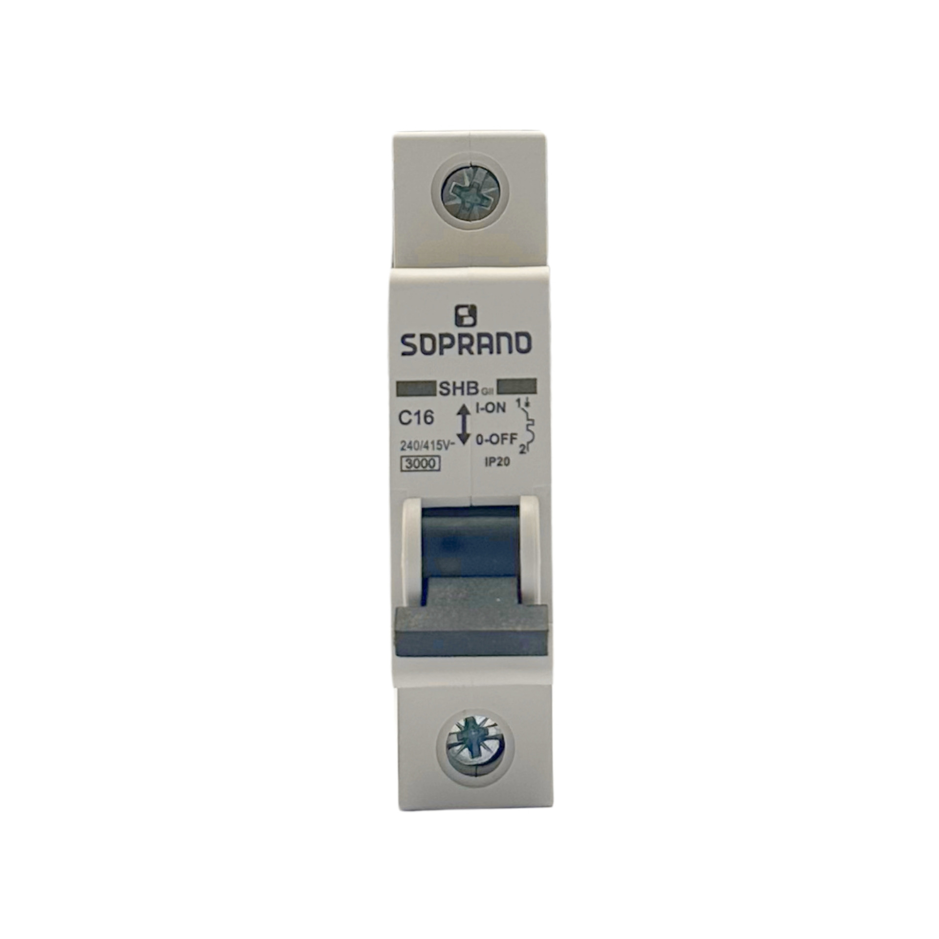 Disjuntor 3ka monopolar 16A Soprano