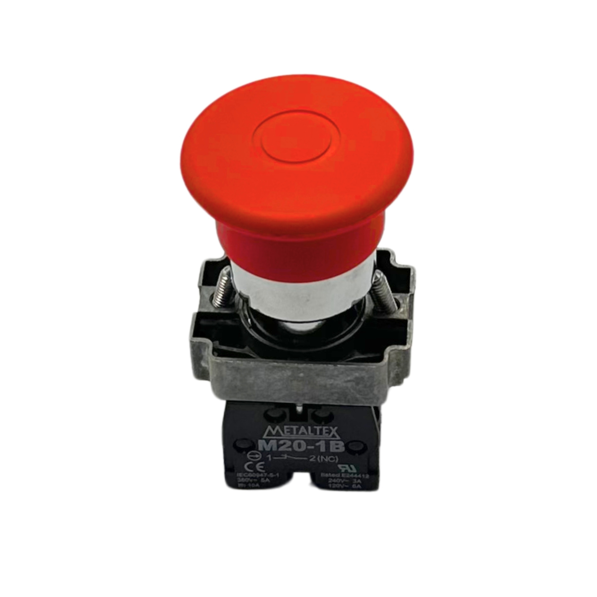 BOTÃO EMERGÊNCIA VM METALTEX M20BER-R-1B