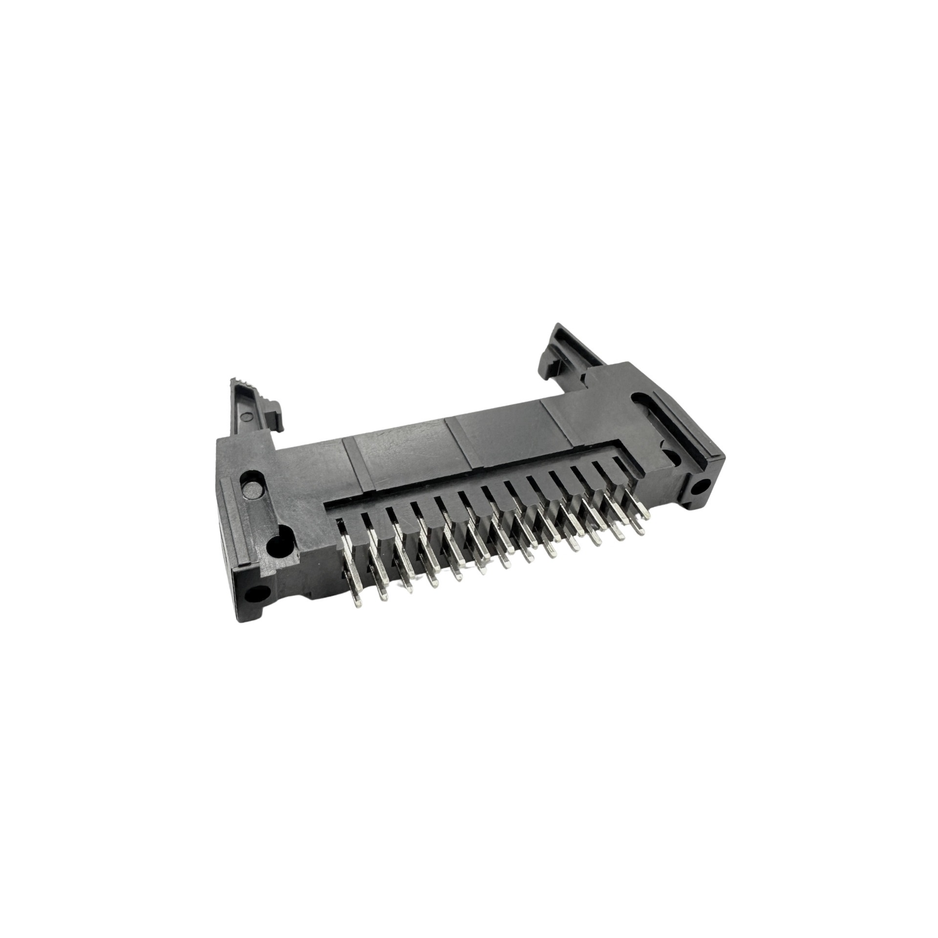 conector header 26 vias c/ trava macho 180º graus