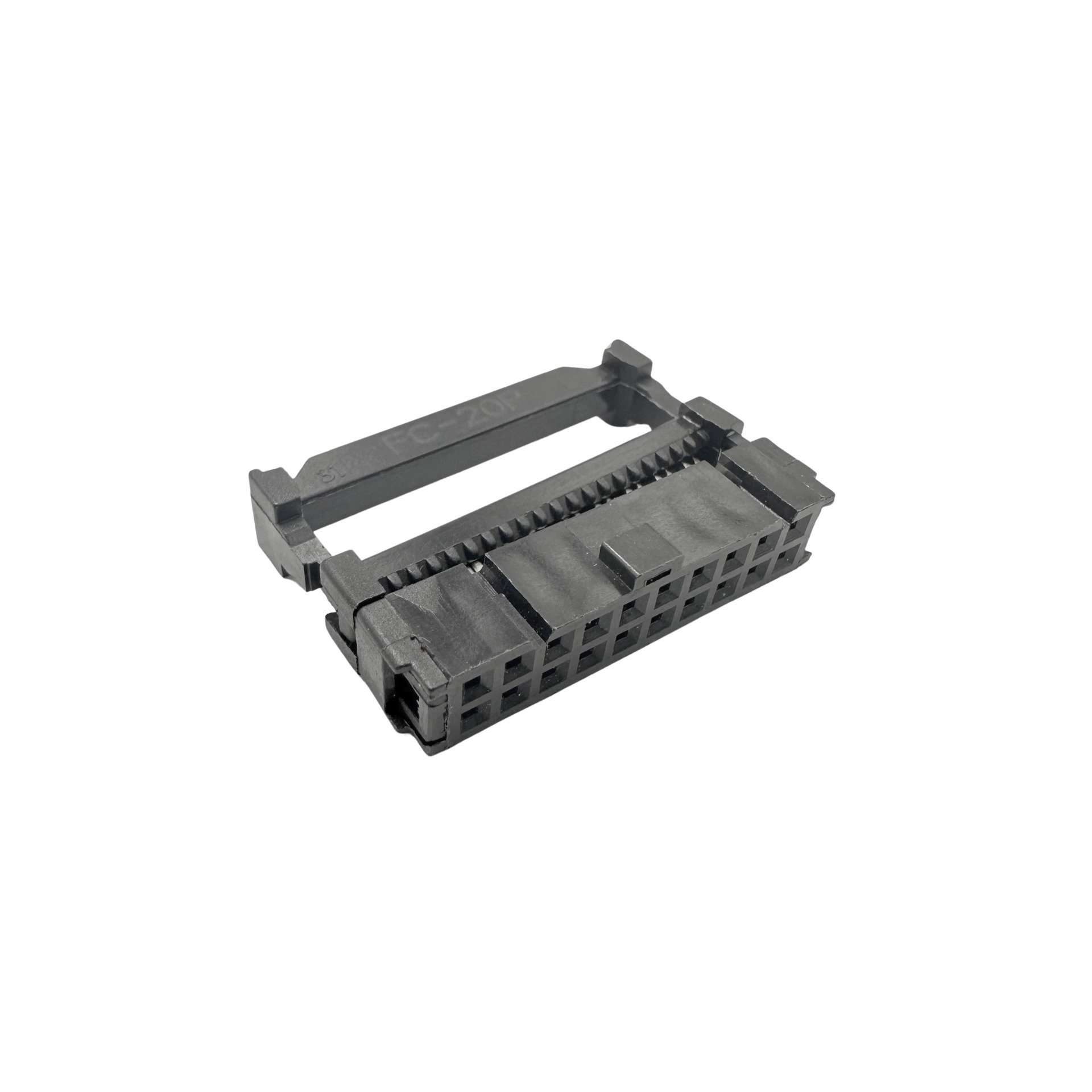 conector latch femea 20 vias c/ aliviador