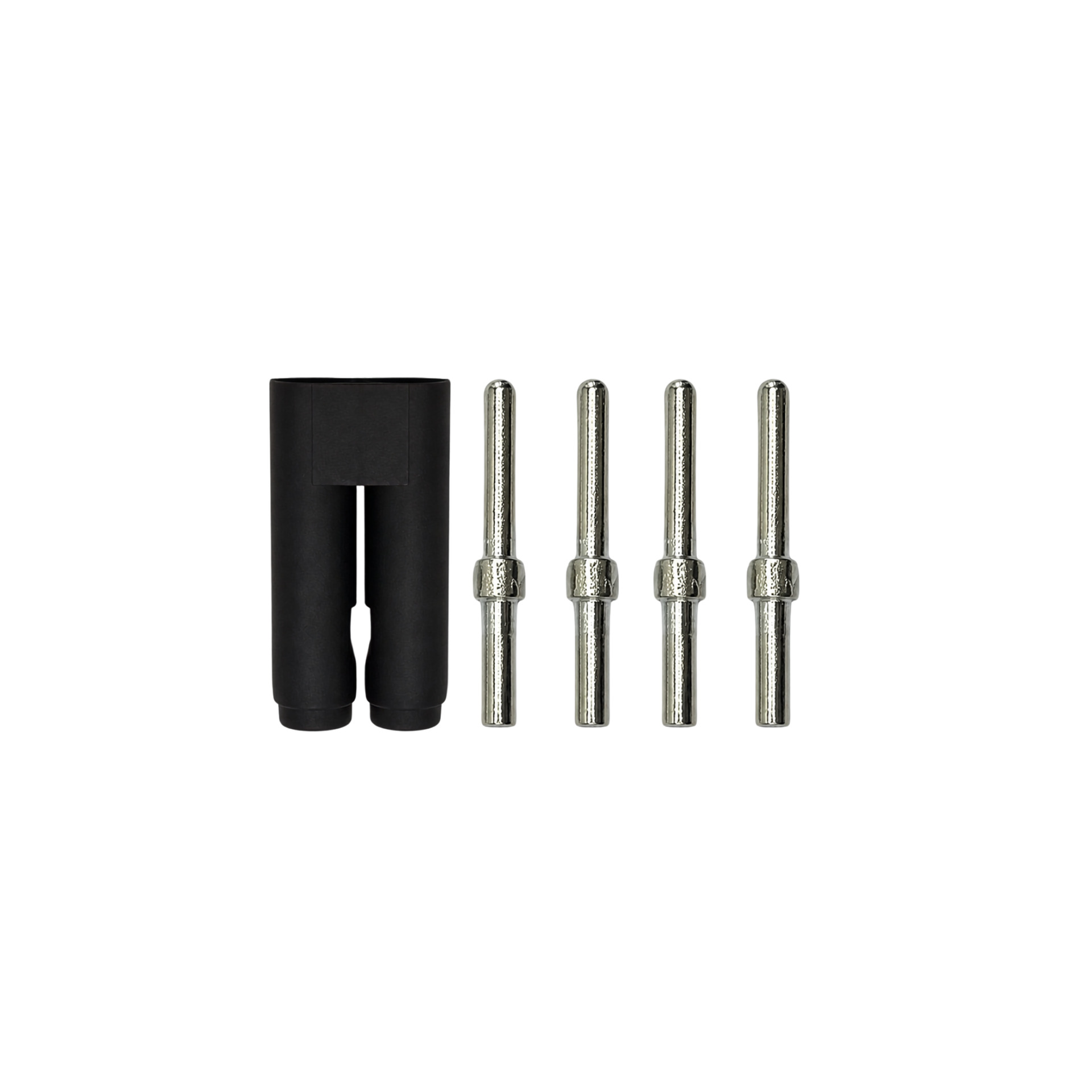 Kit Pinos Auxiliares para Conector de bateria 320A macho  (4 Pinos + 2 Isoladores)