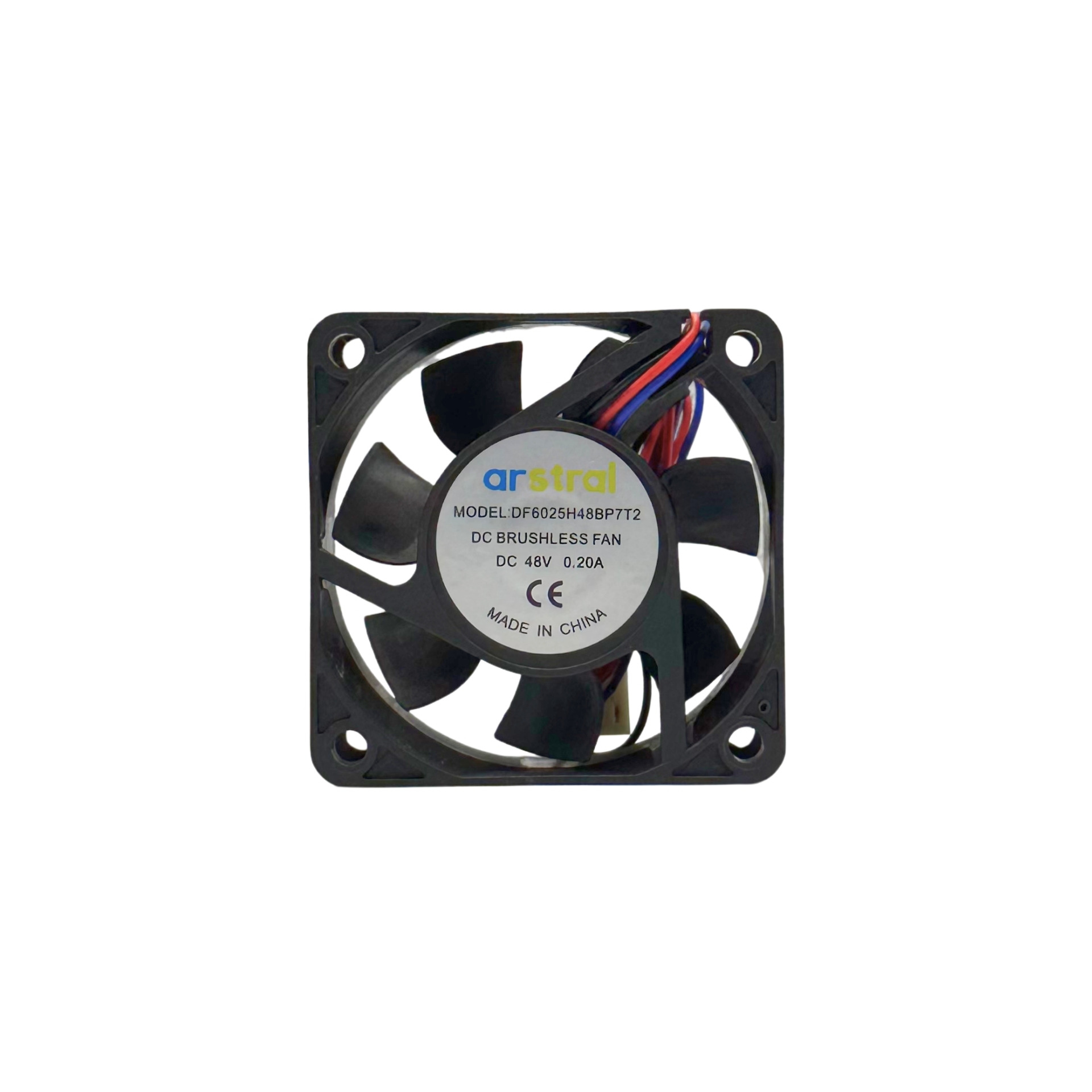 microventilador cooler 60x60x28 48v 0,20a df6025h48bp7t2