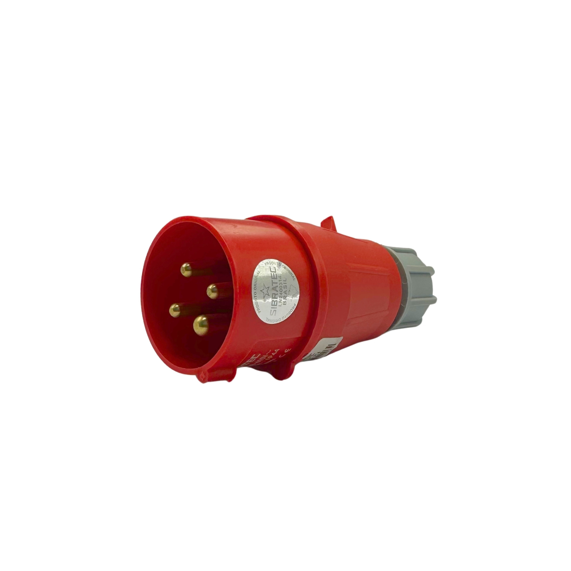 plug / tomada 16a 3p + t 380vac ip44 sibratec