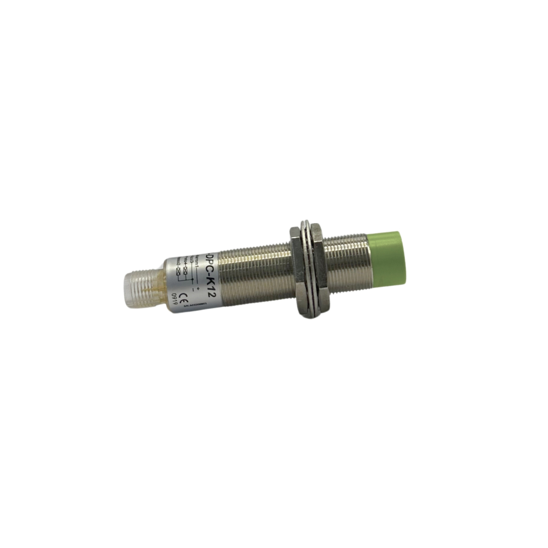 Sensor indutivo 18mm pnp na+nf não faceado com conector Metaltex l18-8-DPC-K12