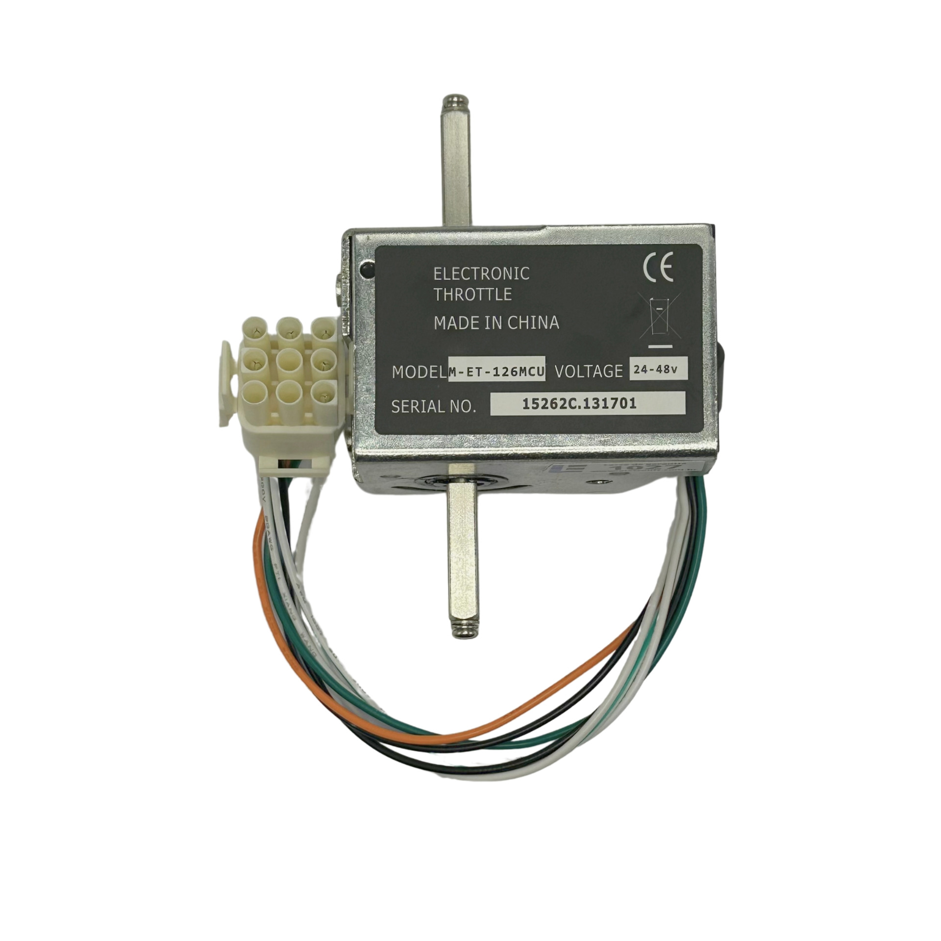 Acelerador entrada 24v/48v saida 0-5v m-et-126mcu 0404153 conector 9 pinos