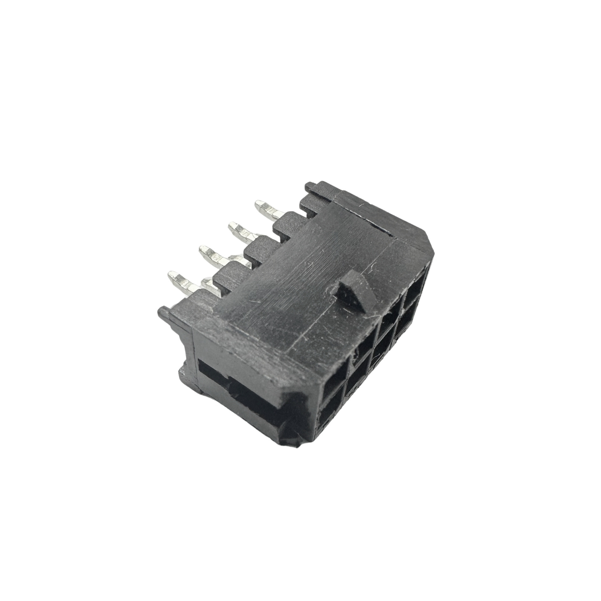 mcfpq-08-conector macho 8 vias (2x4) 180 graus 3mm