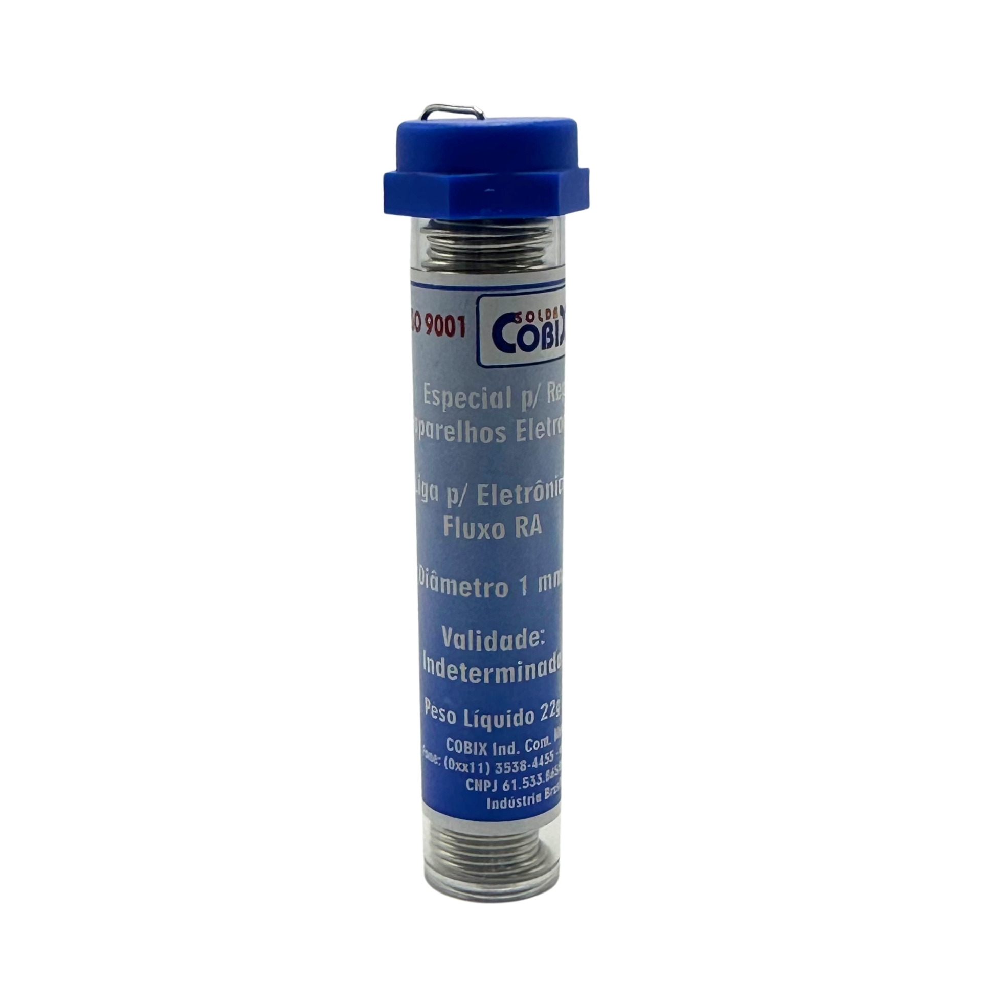 estanho 1,0mm 22g tubo cobix