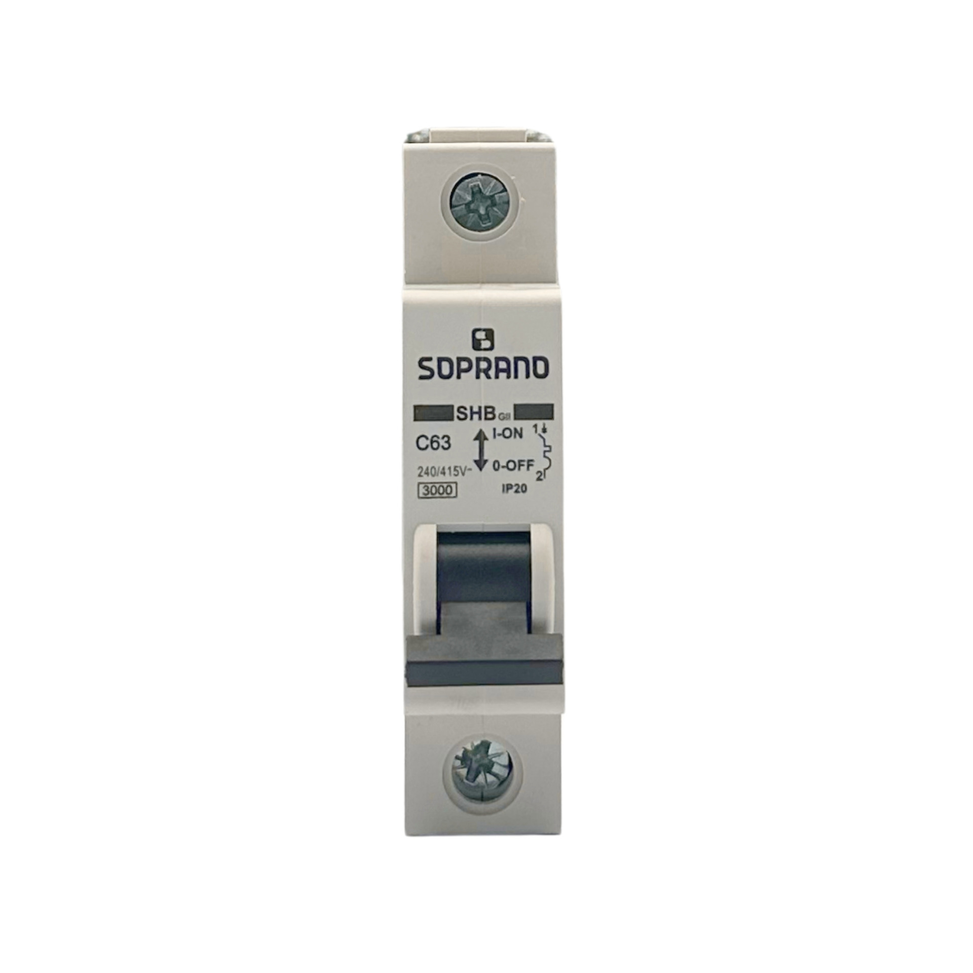 disjuntor 3ka monopolar 63a soprano